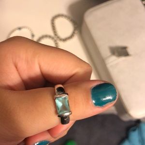 Gorgeous light blue stone ring